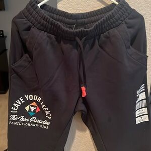 Under Armour Sweatpants joggers Mens Medium Project Rock Iron Paradise.